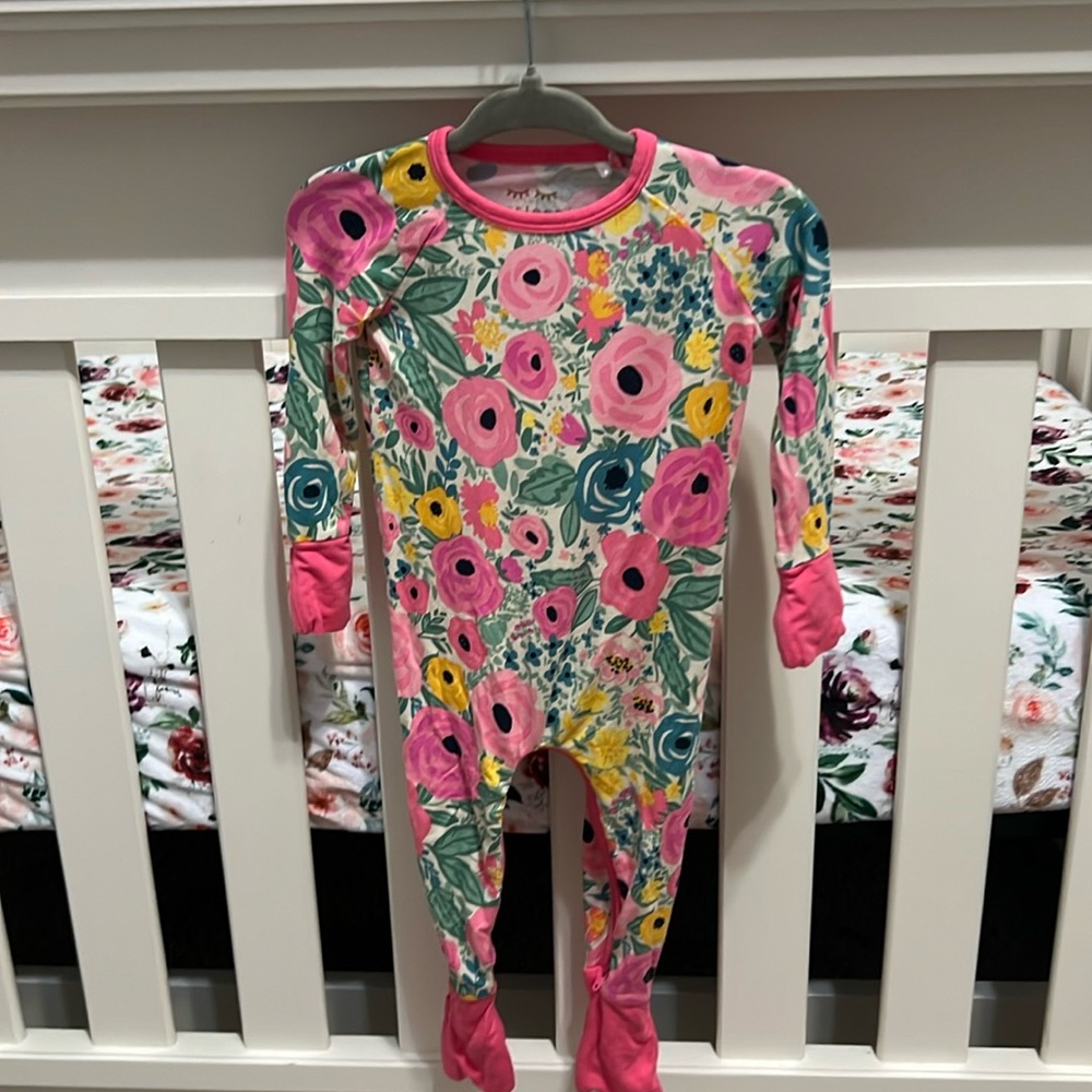 Little Sleepies Crescent Zippie 3-6mo